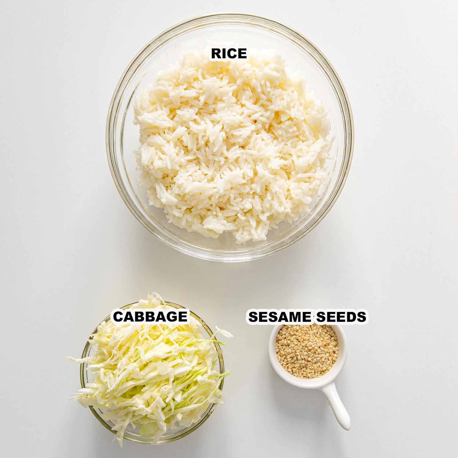 ingredients needed to make chicken katsu with tonkatsu sauce.