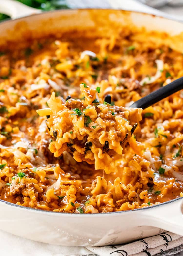 Cheesy Taco Pasta 