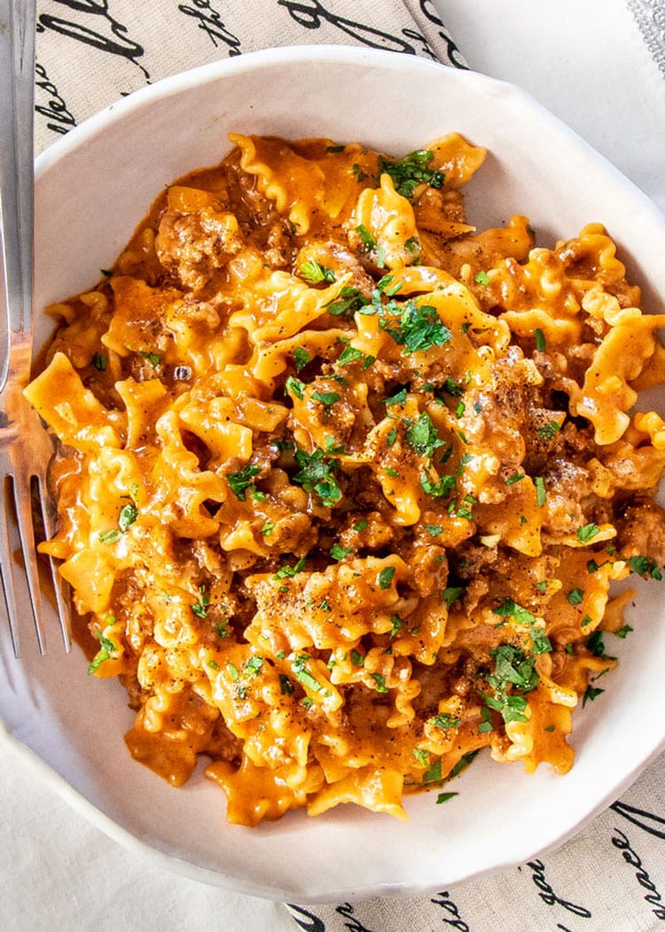 Cheesy Taco Pasta 