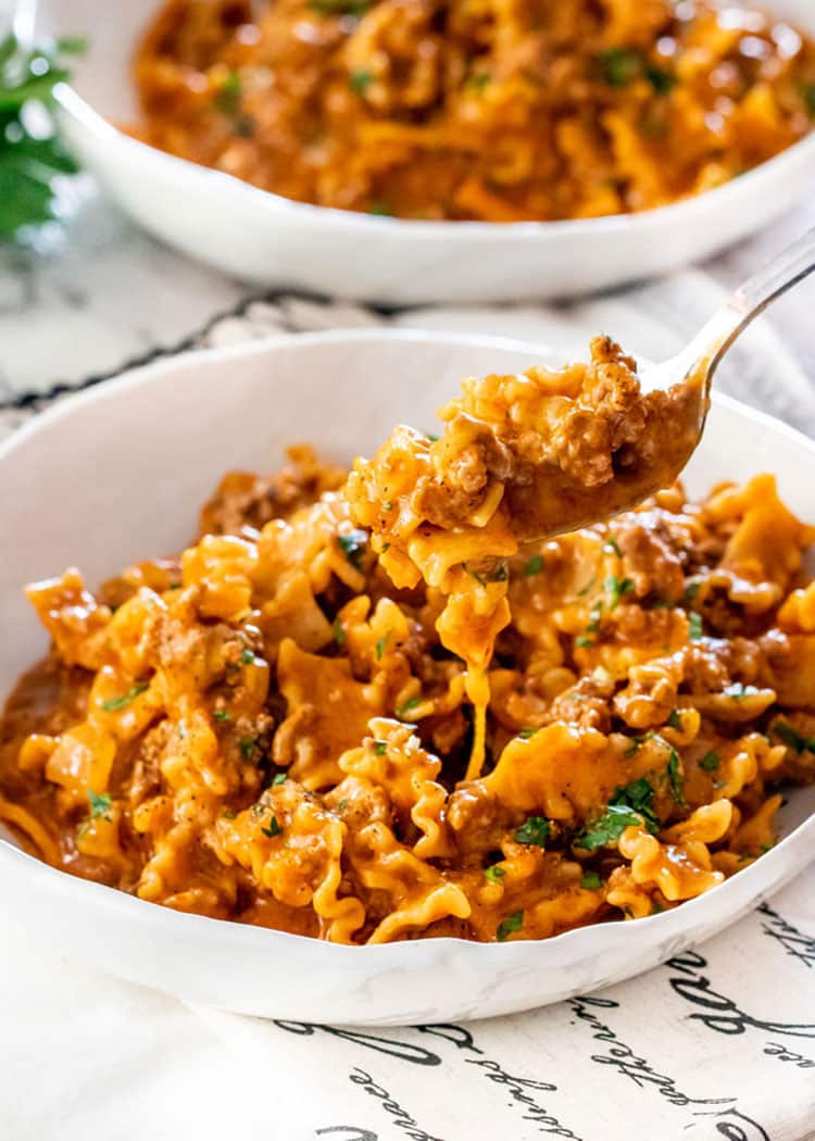 Cheesy Taco Pasta 