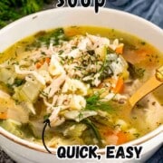 pin for chicken and leek soup.