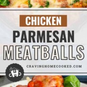 pin for chicken parmesan meatballs.