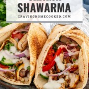 pin for chicken shawarma.