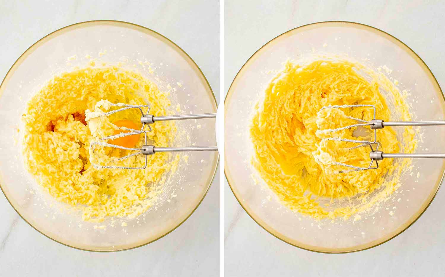 process shots showing how to make danish butter cookies.