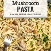 pin for mushroom pasta.