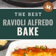 pin for ravioli alfredo bake.