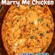 pin for slow cooker marry me chicken.