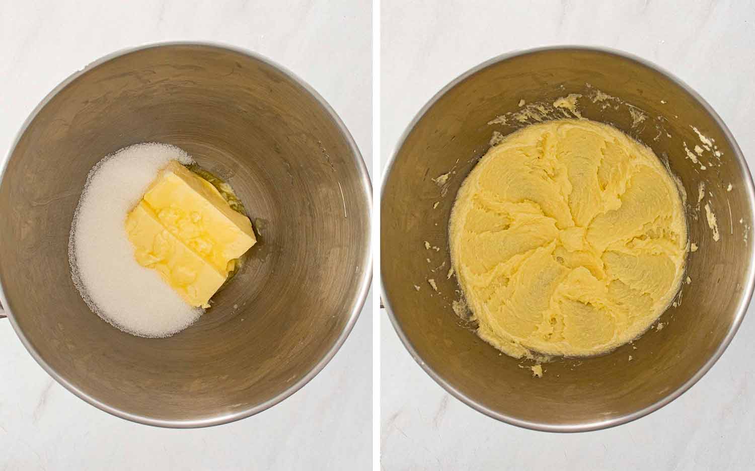 process shots showing how to make thumbprint cookies.